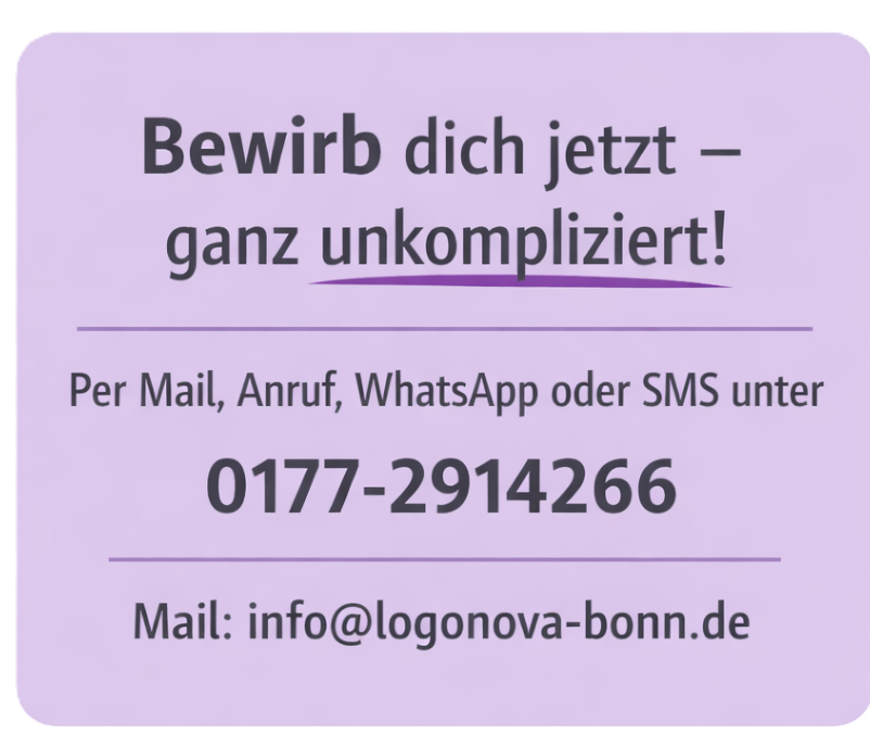 Stellenanzeige LogoNova Bonn